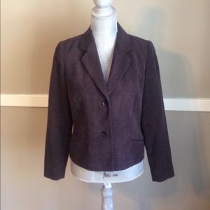 Brown corduroy blazer